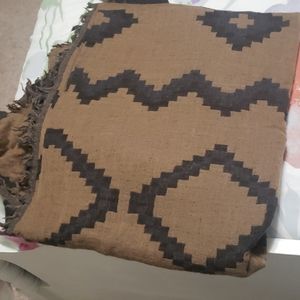 Wilfred wool blanket scarf